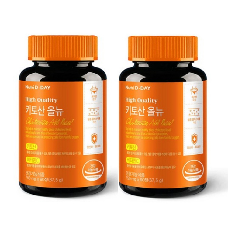 [뉴트리디데이] 다이어트 키토산 올뉴 700mgx90정x2병