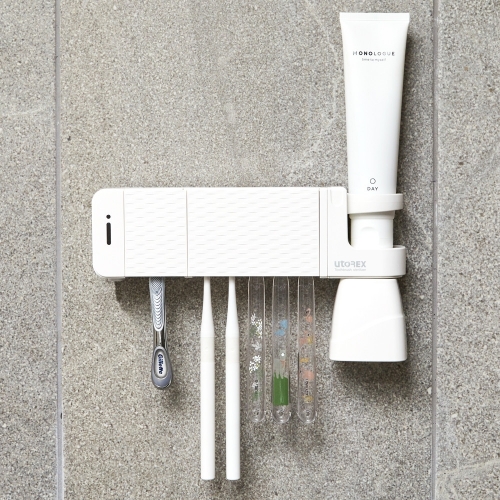 [유토렉스] 헤드형 24시간 상시 살균 건조 소독기 가정용 칫솔건조살균기 UTC-55C