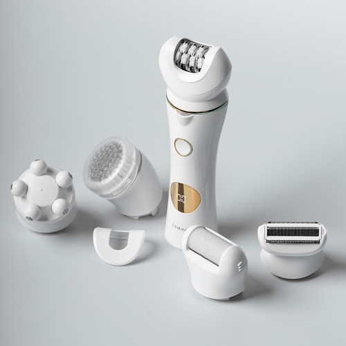 [유토렉스] 이지케어 6in1 바디트리머 제모기 발각질제거 피부마사지 UTF-30W