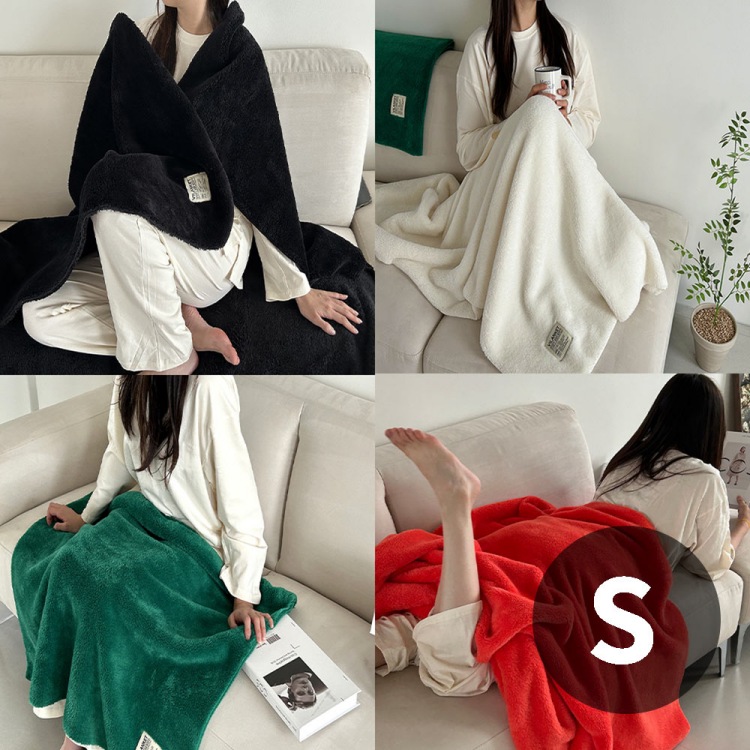 [오이코스] 블랭킷 비비드컬러 담요 S(90x75cm)