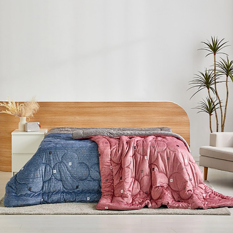 [이브자리] 큐브앤 극세사 차렵이불 D(더블) 색상2종/택1