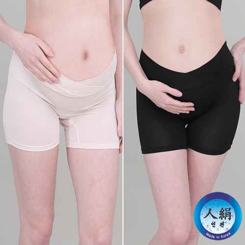 [프레벨라] 인견 임부용 사각팬티(드로즈) 빅사이즈 2매입