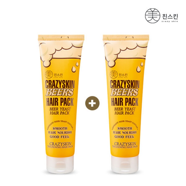 [미친스킨] 맥주효모 헤어팩 200gx2개
