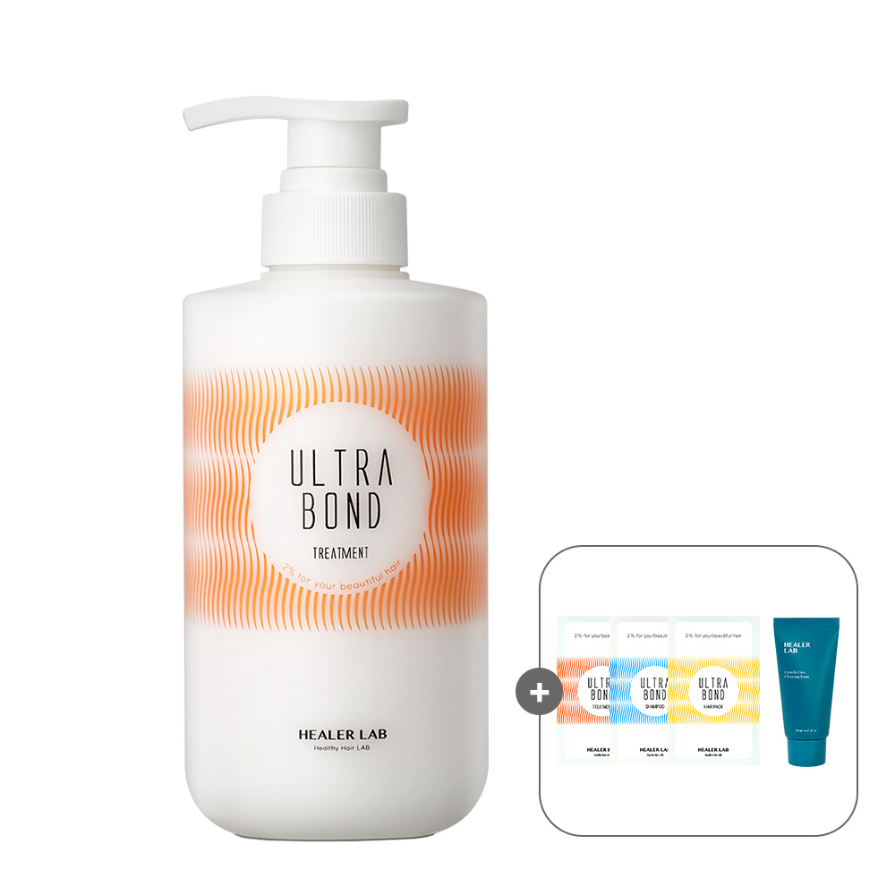 [힐러랩] 울트라본드 단백질 볼륨 트리트먼트 500ml+샘플사은품증정