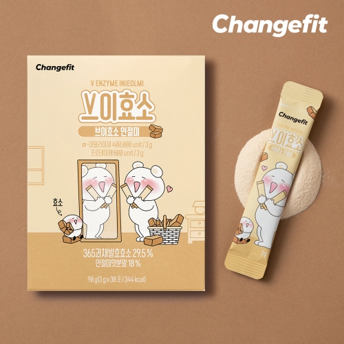 [체인지핏] 365과채 발효 브이효소 인절미 90g (3g x 30포)