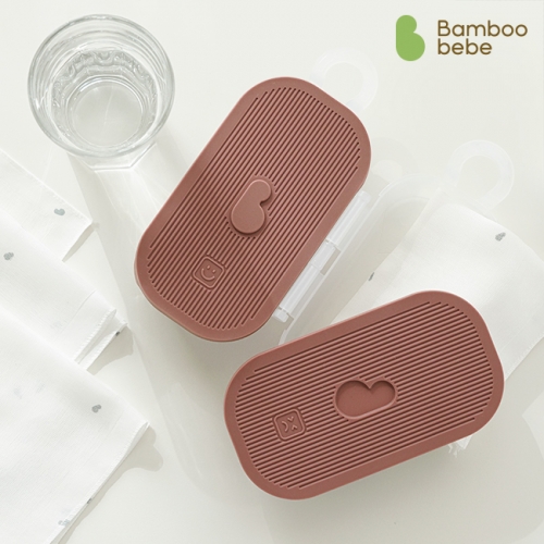 [밤부베베] 리얼물티슈(안심 멀티 케이스 + 시그니처 이지 거즈손수건 10p)