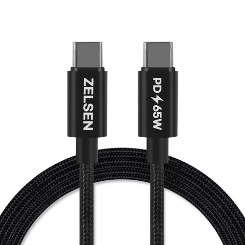 [젤센] 100W PD CtoC 고속충전케이블 2M(블랙)