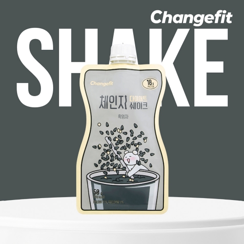 [체인지핏] 체중조절용 다이어트 쉐이크 흑임자 7팩