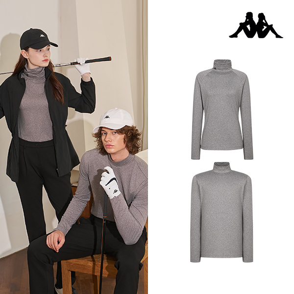 [카파] 모크넥 남성티셔츠(그레이) M-XXL