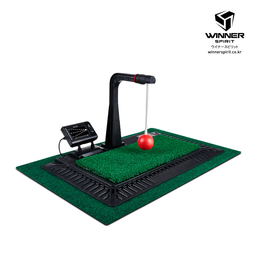 [위너스피릿] 디지털 파크골프 스윙연습기 파크골프채 리얼스윙600 (국내제조)