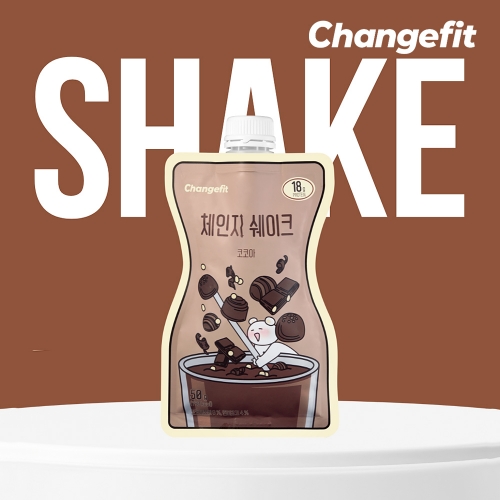 [체인지핏] 체중조절용 단백질 쉐이크 코코아 7팩