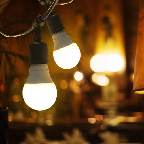 [선세이브] LED 캠핑 파티라이트 스트링라이트_블랙(12m/20분기/램프20개포함)