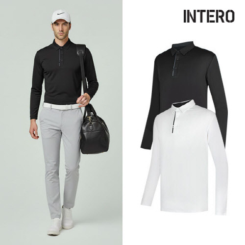 [인테로] 남성 가을겨울 기모 골프티셔츠 IWJG(색상,사이즈 택1)