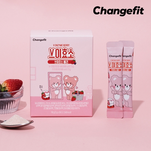 [체인지핏] 365과채 발효 브이효소 베리 90g (3g x 30포)