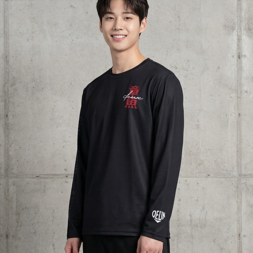 듀스피싱 기능성 의류 라운드 긴팔 티셔츠 RDT-031