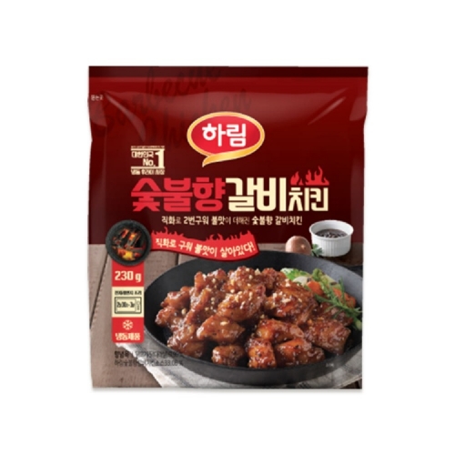 [하림] 숯불향 갈비 치킨 230g 2개