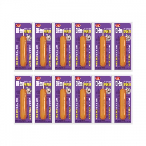 [하림] 마늘후랑크 70g x 12개