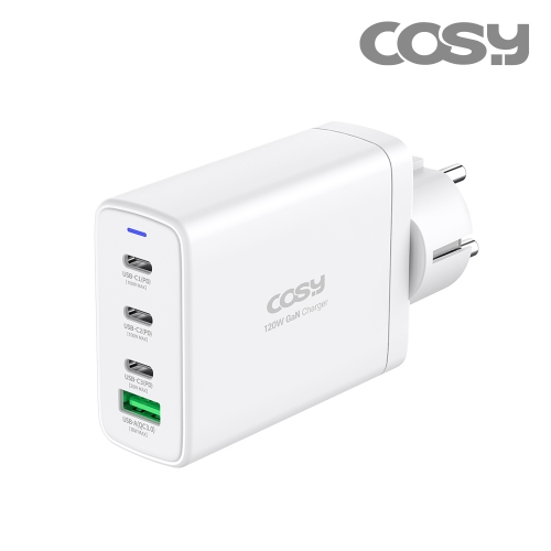 [COSY] 베가120W 4포트GaN (PD+QC)접지멀티 초고속충전기