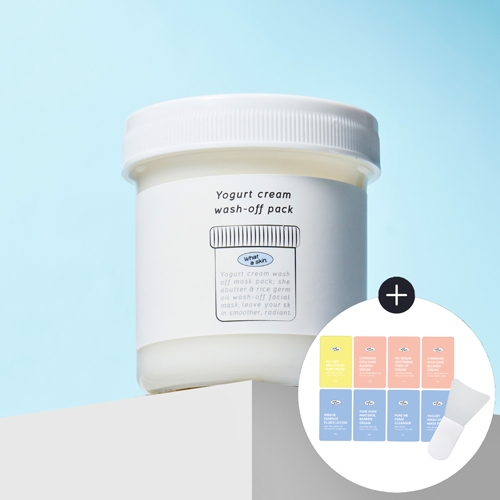 [와더스킨] 요거크림 워시오프 마스크팩 130ml