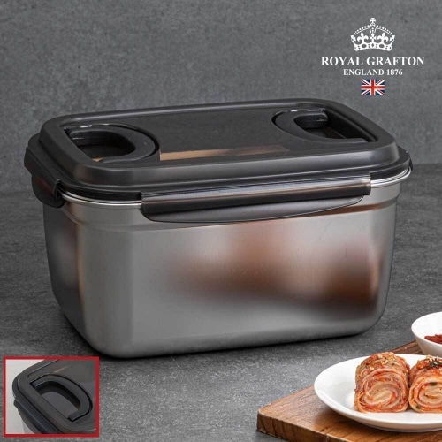 [로얄그래프톤] 고급스텐밀폐찬통 7500ml_NK6002