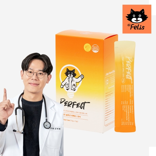 [닥터펠리스] 데일리 솔루션 퍼펙트 영양스틱 연어 (10g x 15p)