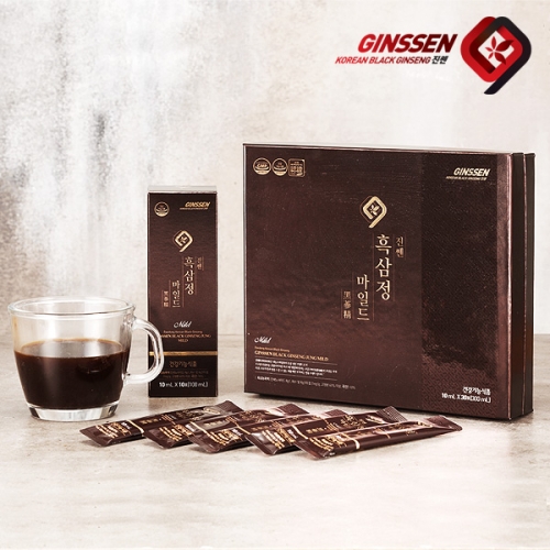 [대동고려삼] 진쎈 6년근 구증구포 흑삼 흑삼정마일드 10ml x 30포