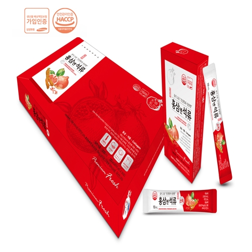 [대동고려삼] 상큼한 석류와 진한 홍삼이 함께하는 건강스틱 홍삼엔석류 10ml x 30포