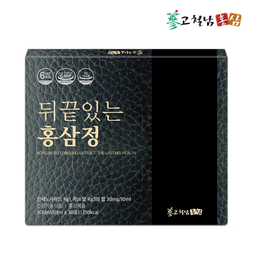 [고철남홍삼] [진세노사이드 30mg] 뒤끝있는 홍삼정 홍삼스틱 (10ml x 30포)