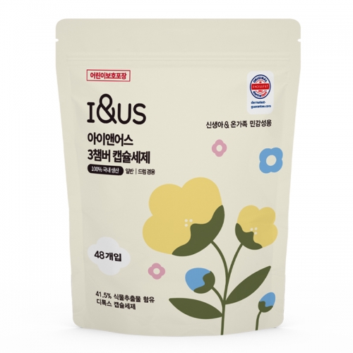 [아이앤어스] 신생아 세제 온가족용 캡슐세제 48개입