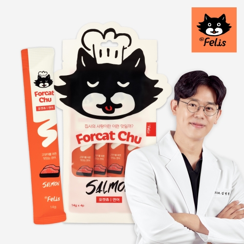 [닥터펠리스] 고양이 츄르 포캣츄 연어 14g x 4포 x 3세트