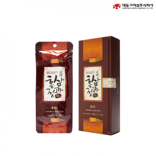 [대동고려삼] 건강영양간식 6년근 홍삼정과 골드세트 30g x 5개입
