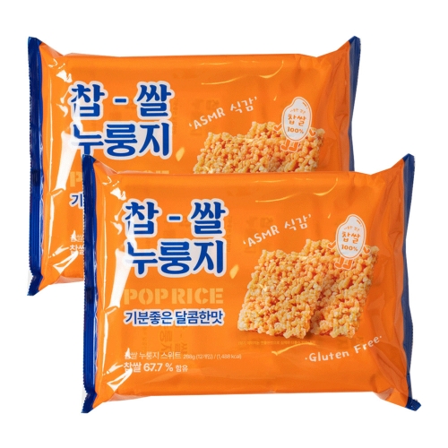 [좋은세상]달콤바삭 찹쌀누룽지스위트288gx2개