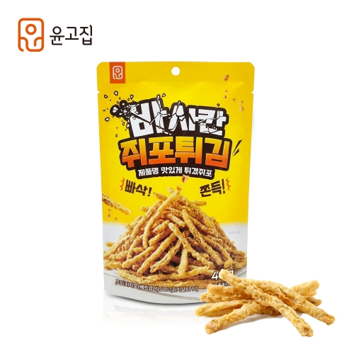 [윤고집] 바사칸 쥐포튀김 40g (1+1)
