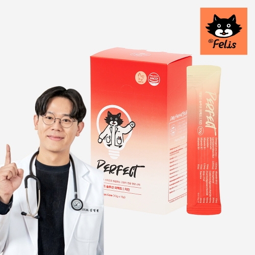 [닥터펠리스] 데일리 솔루션 퍼펙트 영양스틱 치킨 (10g x 15p)