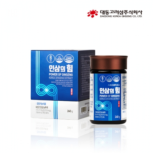 [대동고려삼] 국내산 6년근 인삼농축액100% 진세노사이드33mg (240g*1병)