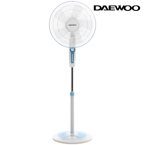 대우 16인치 키높이 스탠드 선풍기 가정/업소겸용 5엽날개 타이머 화이트 DWF-RS316B