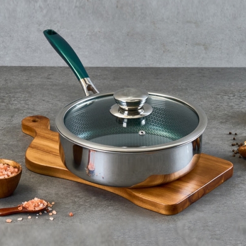 [클래딘] 이연복셰프 코아 테트라 3PLY 소테팬24cm