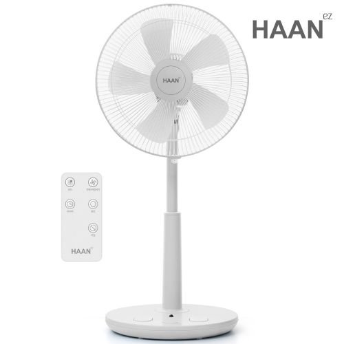 한경희 14형 초미세풍 발터치 리모컨 스탠드 선풍기 HAAN-HDC230 라이트그레이
