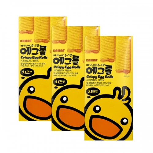 [좋은세상] 에그롤 치즈맛 80g x 3개