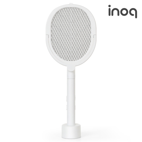 이노크아든 90도 회전 길이조절 충전식 전기모기채 모기퇴치기 IA-iB800
