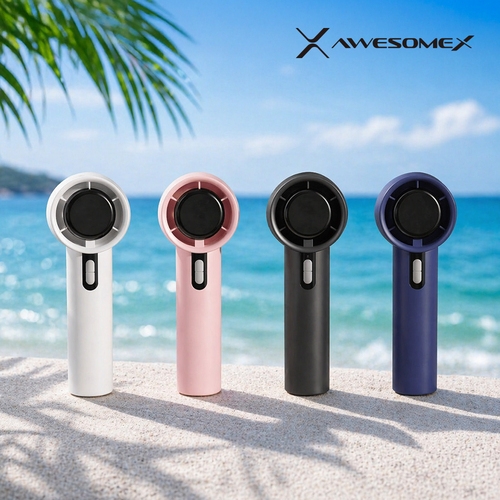 [어썸엑스] 100단 LCD 저소음 버트형 대용량 에어콘 선풍기 3000mAh AXFA-3K-30-FH