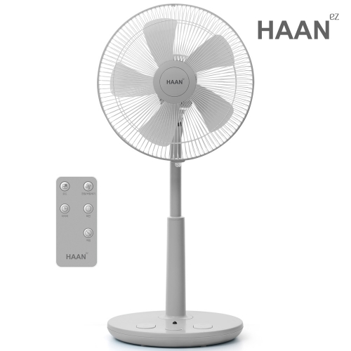 한경희 14형 초미세풍 발터치 리모컨 스탠드 선풍기 HAAN-HDC230 그레이