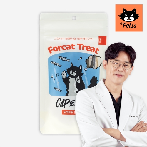 [닥터펠리스] 고양이 간식 포캣트릿 열빙어 25g x 2팩