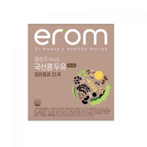 [이롬 황성주] 국산콩두유 PLUS 검은콩21곡 190ml 32팩