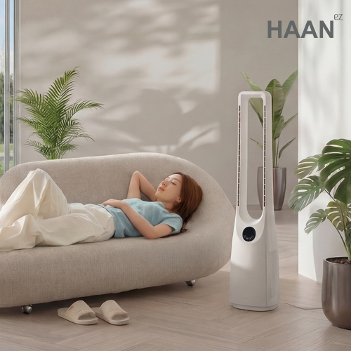 [한경희] 공기청정 BLDC 날개없는 선풍기 HA-NF6000 (헤파13필터/리모컨 포함)