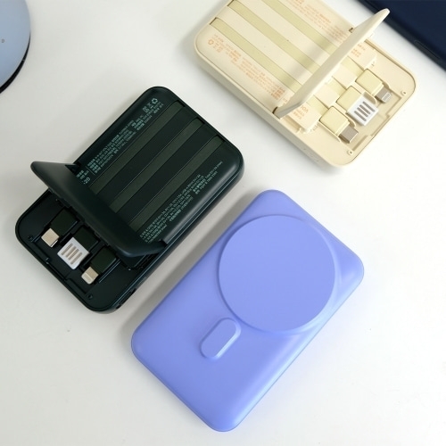 [엑스트라] 볼트 S20 맥세이프 3in1 케이블내장 보조배터리 10000mAh(색상 택1)