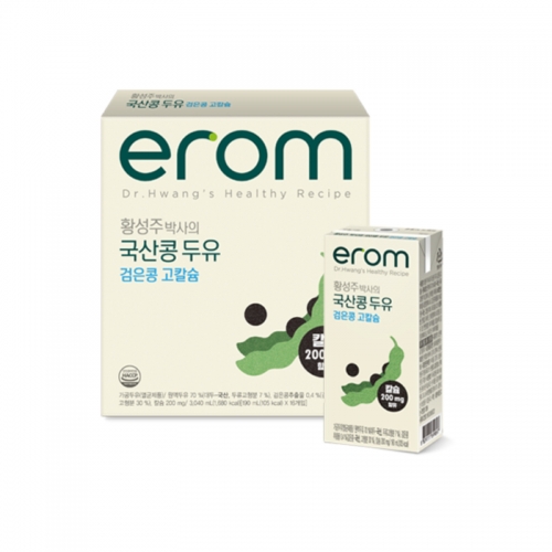 [이롬 황성주] 국산콩두유 검은콩고칼슘 190ml 32팩