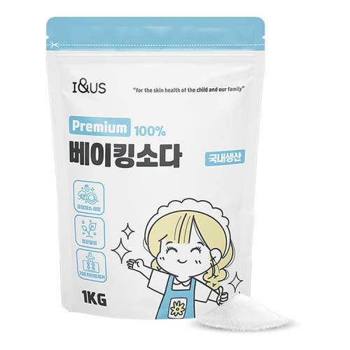 [아이앤어스] 프리미엄 베이킹소다 1kg