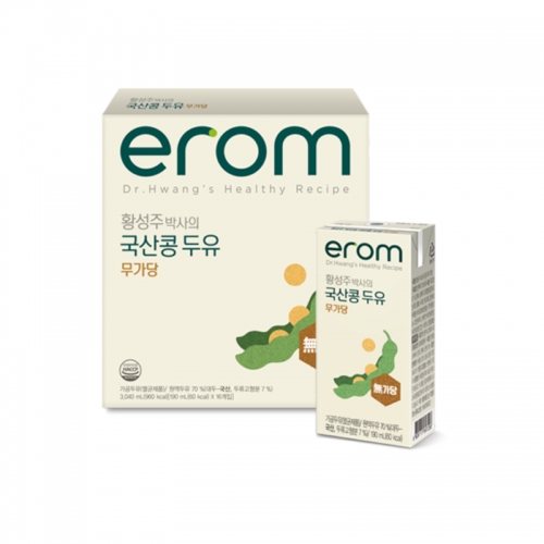 [이롬 황성주] 국산콩두유 무가당 190ml 32팩
