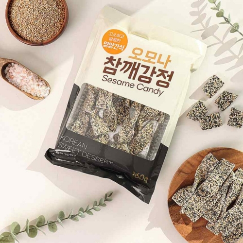 [오모나] 영양간식 참깨강정 160g 3개
